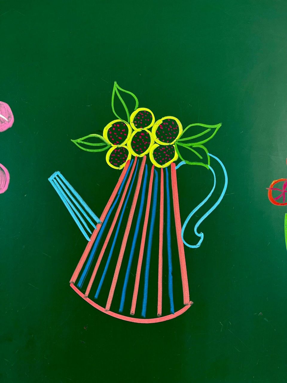 黑板报边角小插图