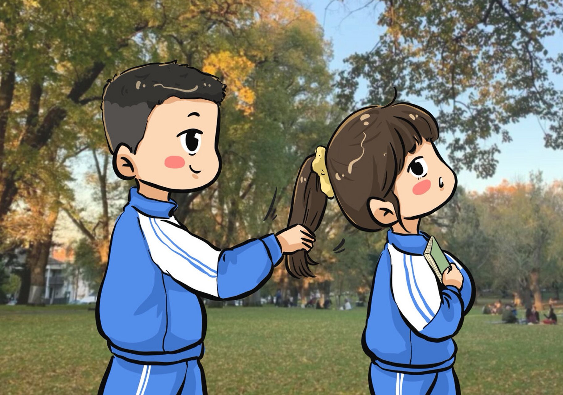 校服照/情侣头像 今日份的校服情侣照来啦,每个女孩子高中时代都被