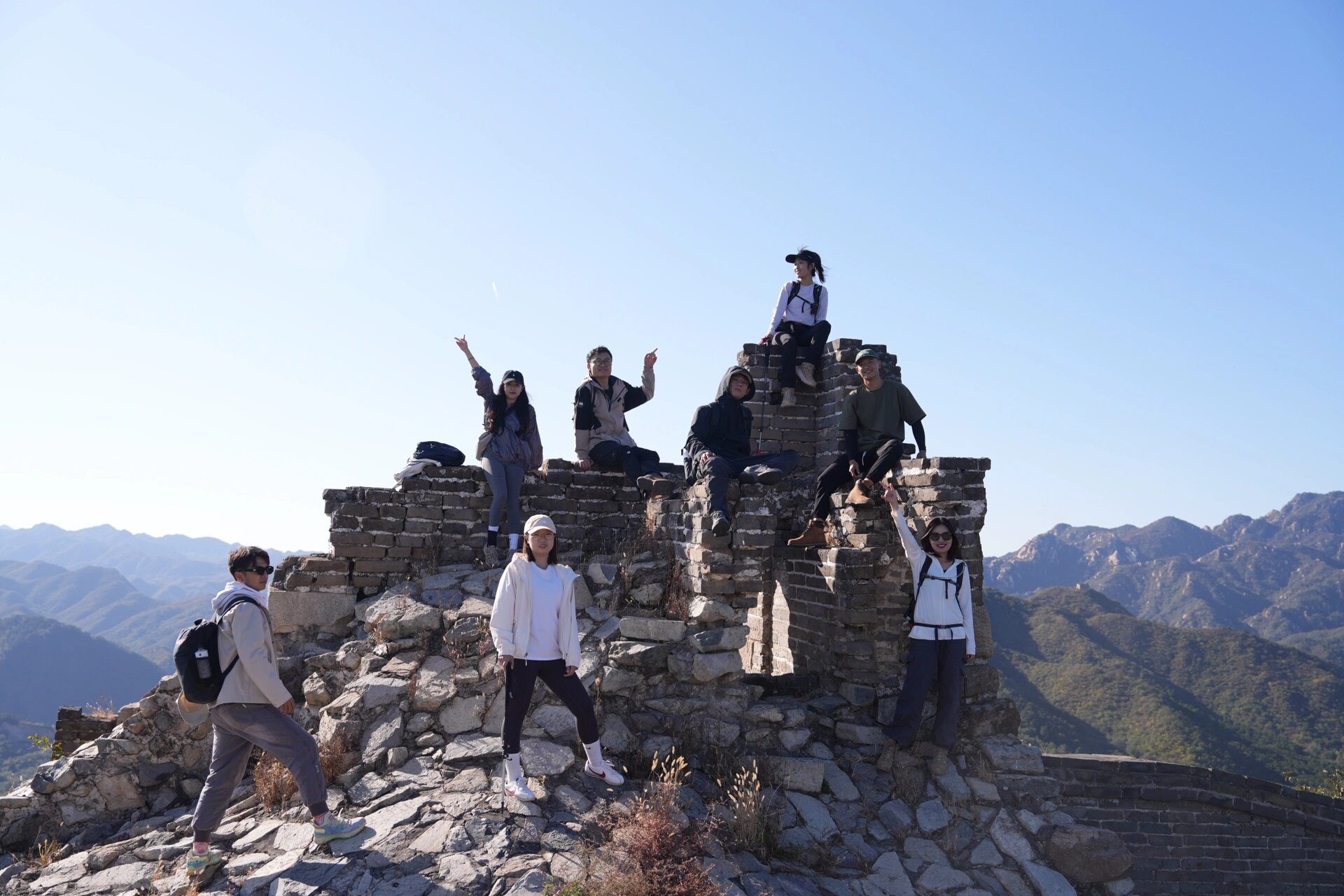 黄花城水长城|赏秋人太多,来爬野长城啊 原定喇叭沟的行程临时改道野