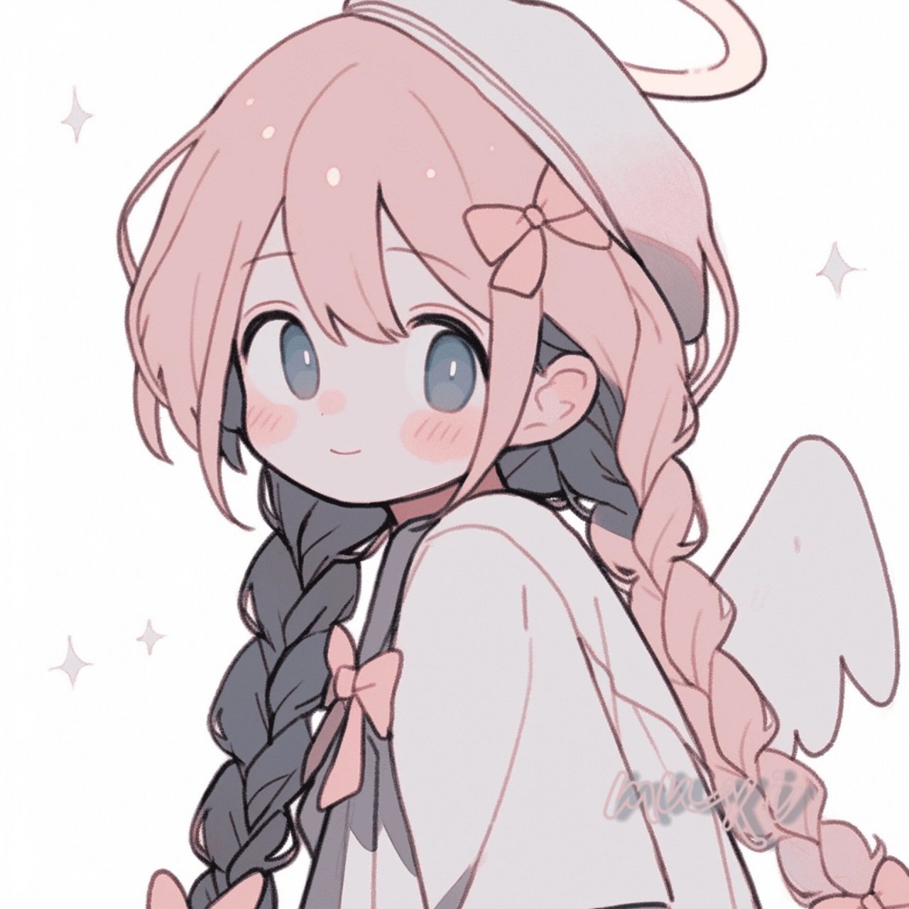 小天使头像|银河里悄悄藏着半盒心事 95