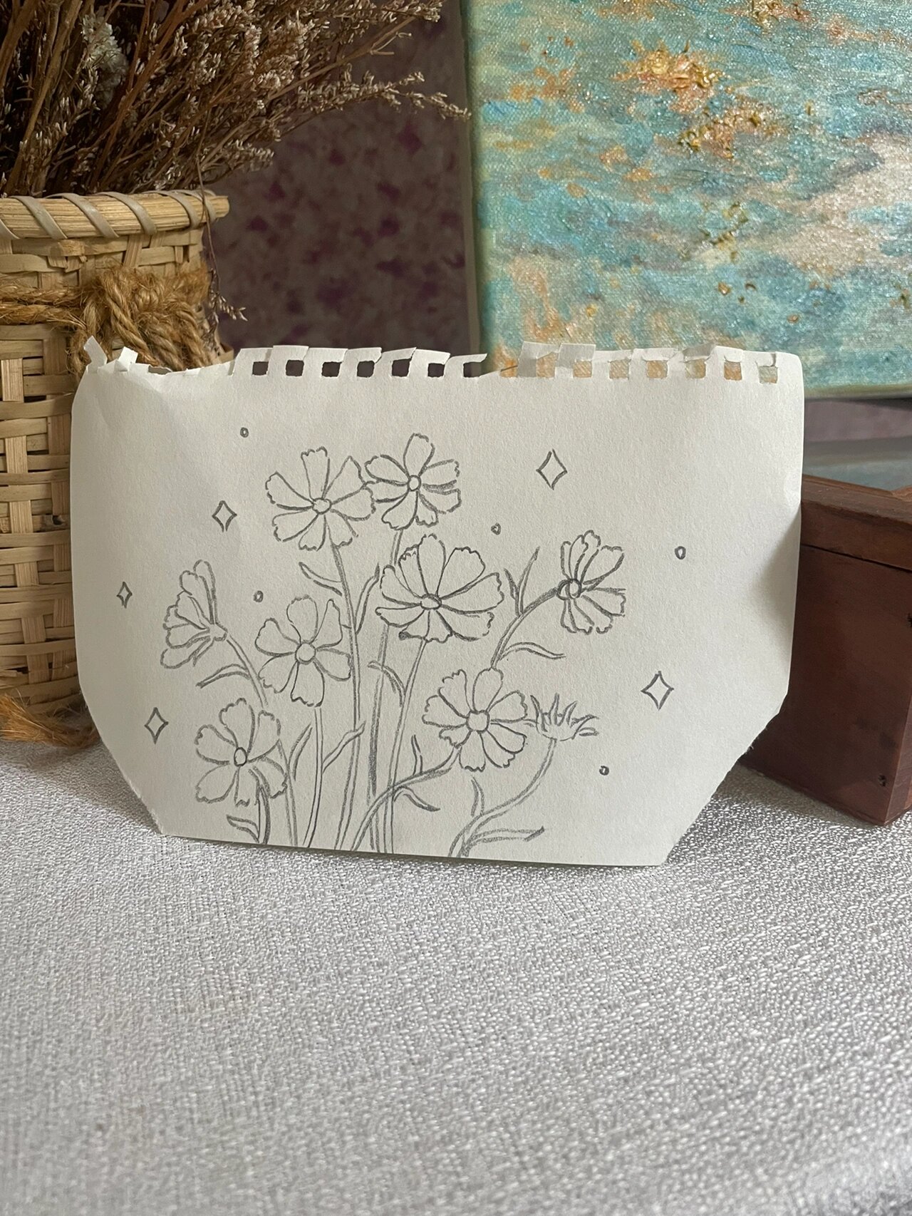 手绘玻璃画 玻璃画过程 怎样画玻璃画 简单上色方便96 1.