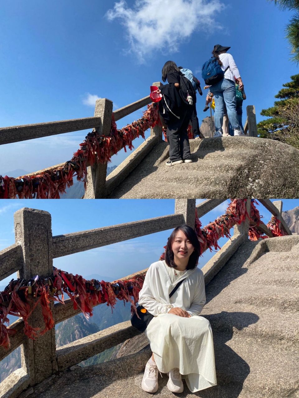 国庆第一天黄山现状0969♀15附避坑攻略6015 已经抱着人挤