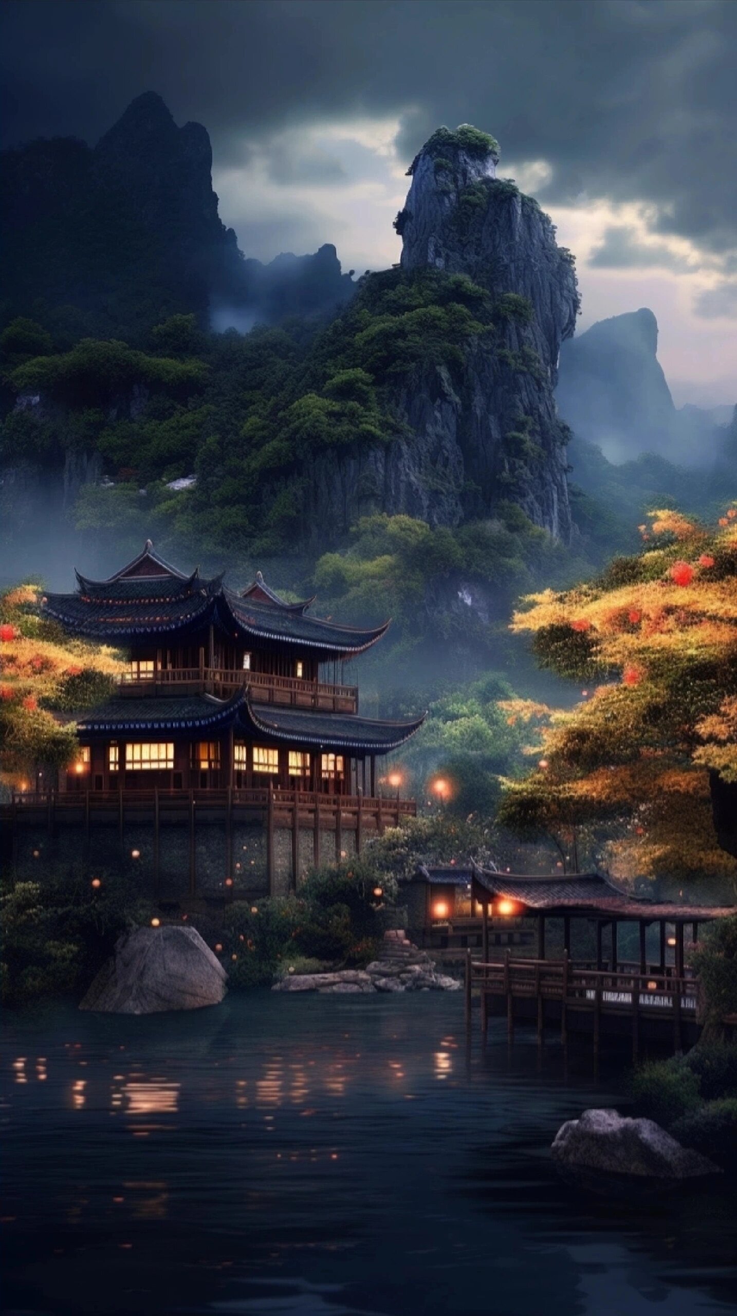 山水楼阁,亭台古道,漫步童话里的世界