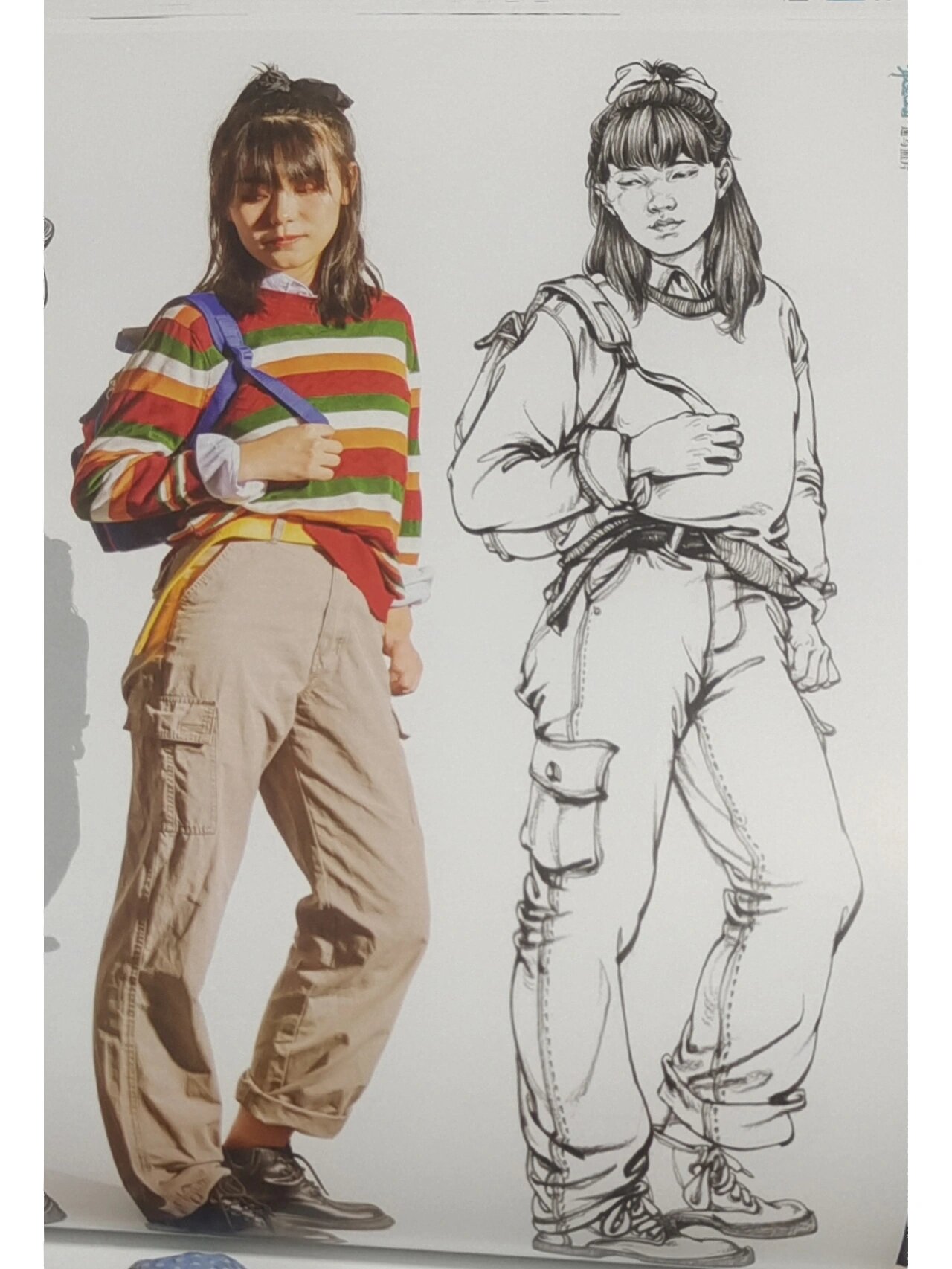 速写考级:九级④速写全身像范画参考