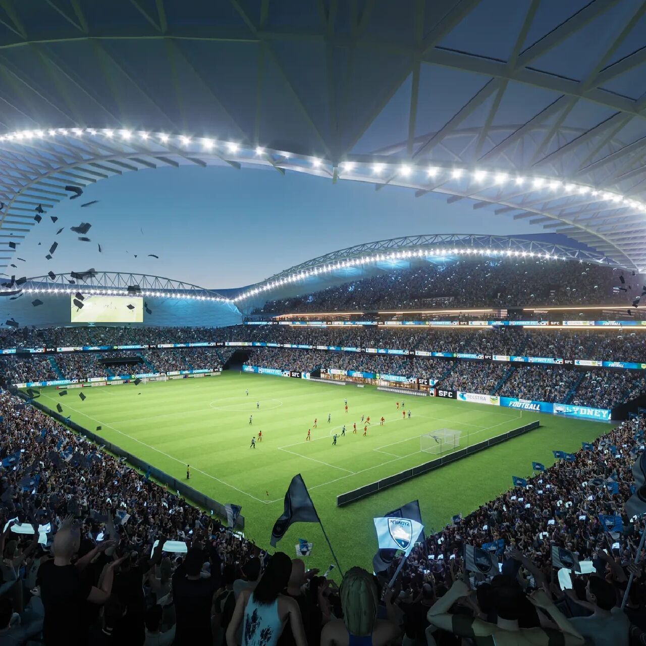 2023女足世界杯球场巡礼⑧悉尼足球场 悉尼足球场,商业上称为安联体育