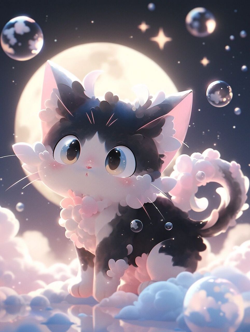 ✨唯美壁纸|猫猫太可爱啦🐱❤️ 是心动呀