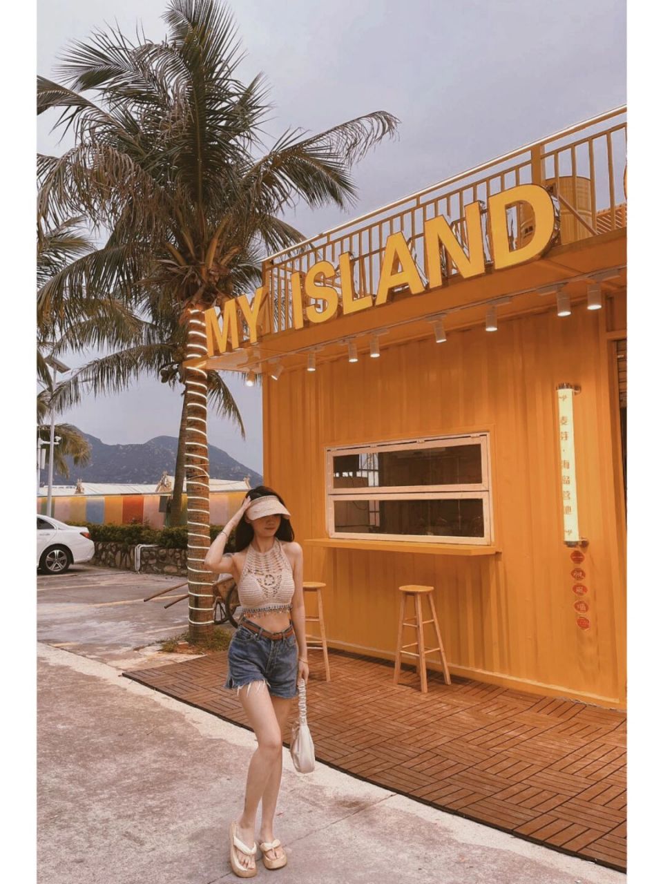 台山海角城沙滩 最近的天气逐渐变暖和了,适合去海边游玩98 	 下了