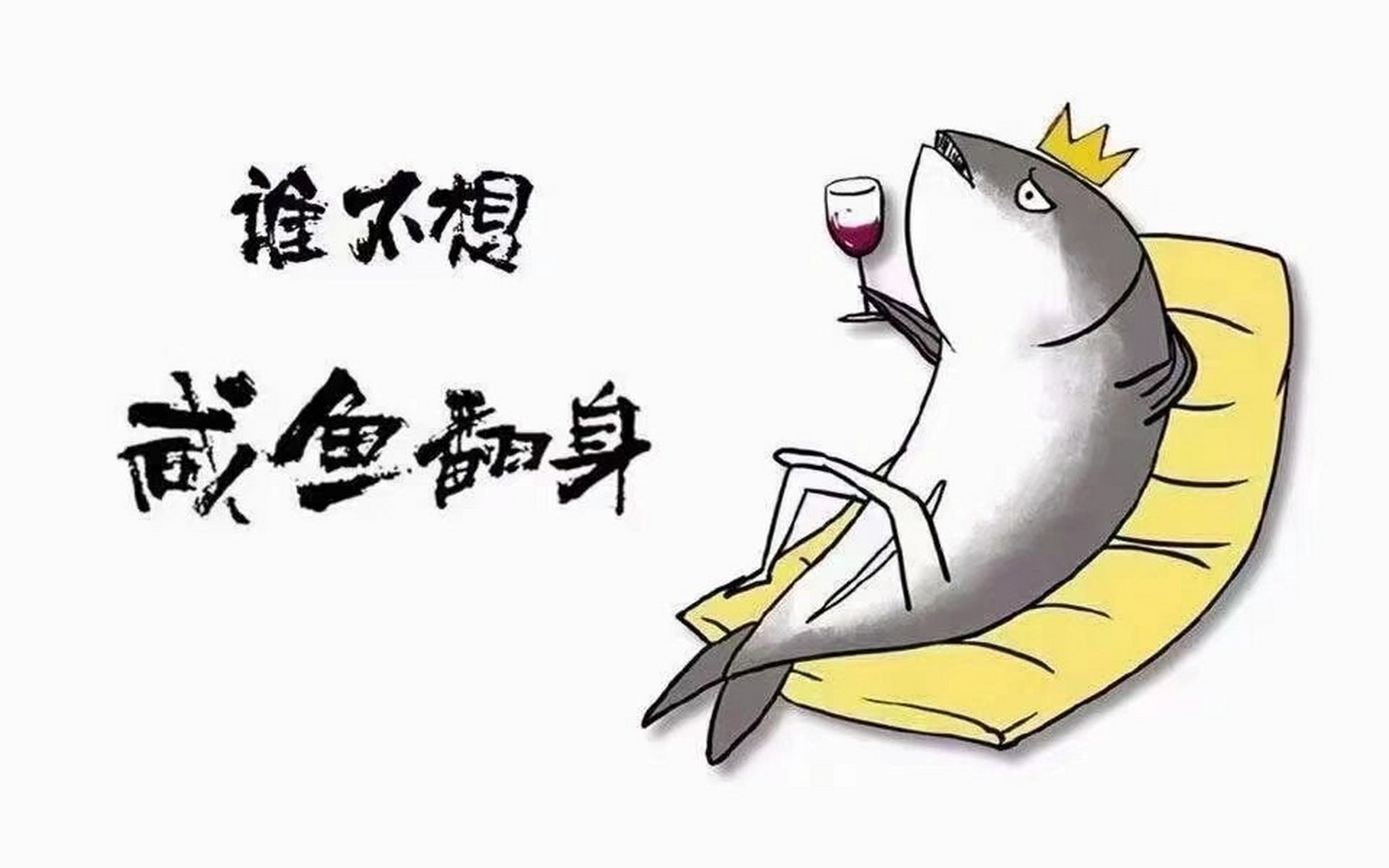 关于咸鱼翻身的解释 同样是咸鱼, 为什么有的翻身了,有的粘锅了呢?