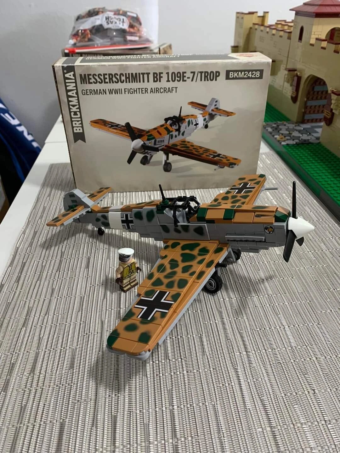 brickmania乐高第三方积木复刻 bf-109 brickmania乐高