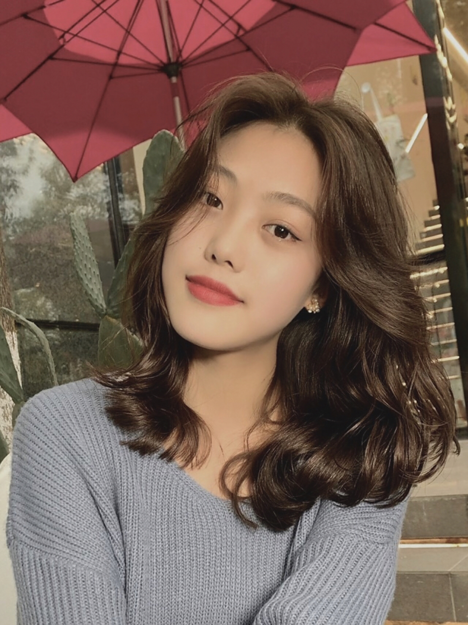 真正免打理的法式烫发～超适合圆脸国字脸 法式烫发 慵懒烫发 中短发