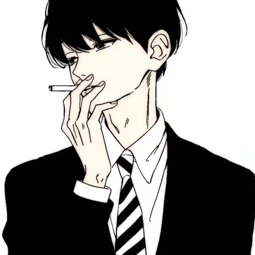 男漫|黑白系列 黑白动漫男头分享 出发,永远是最有意义的事情