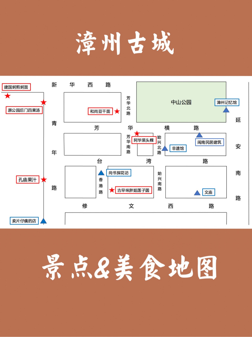 漳州古城地图手绘图片