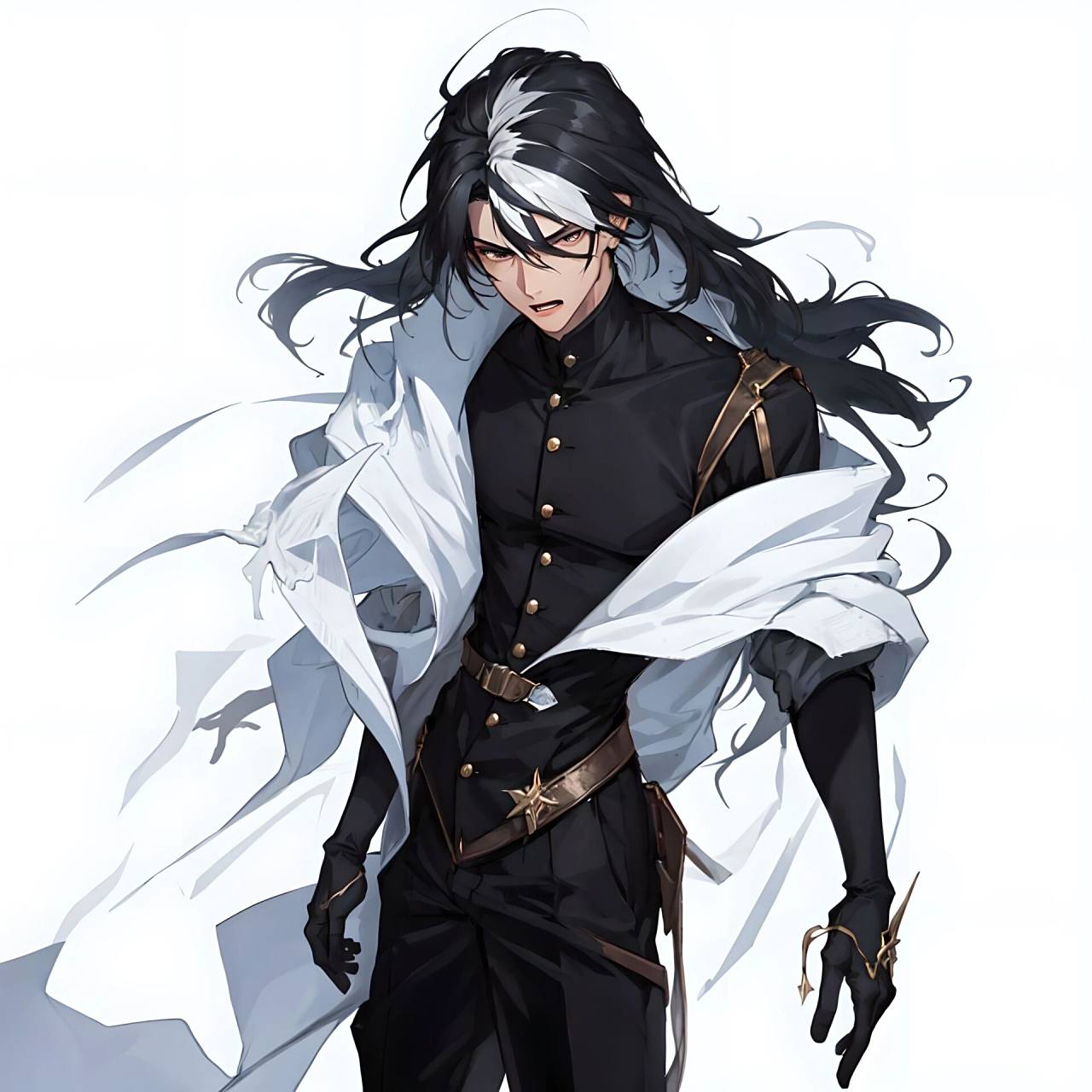 喜欢黑色吗～ 分享一波司马懿的头像or壁纸 最后试着做了当时废了的牛