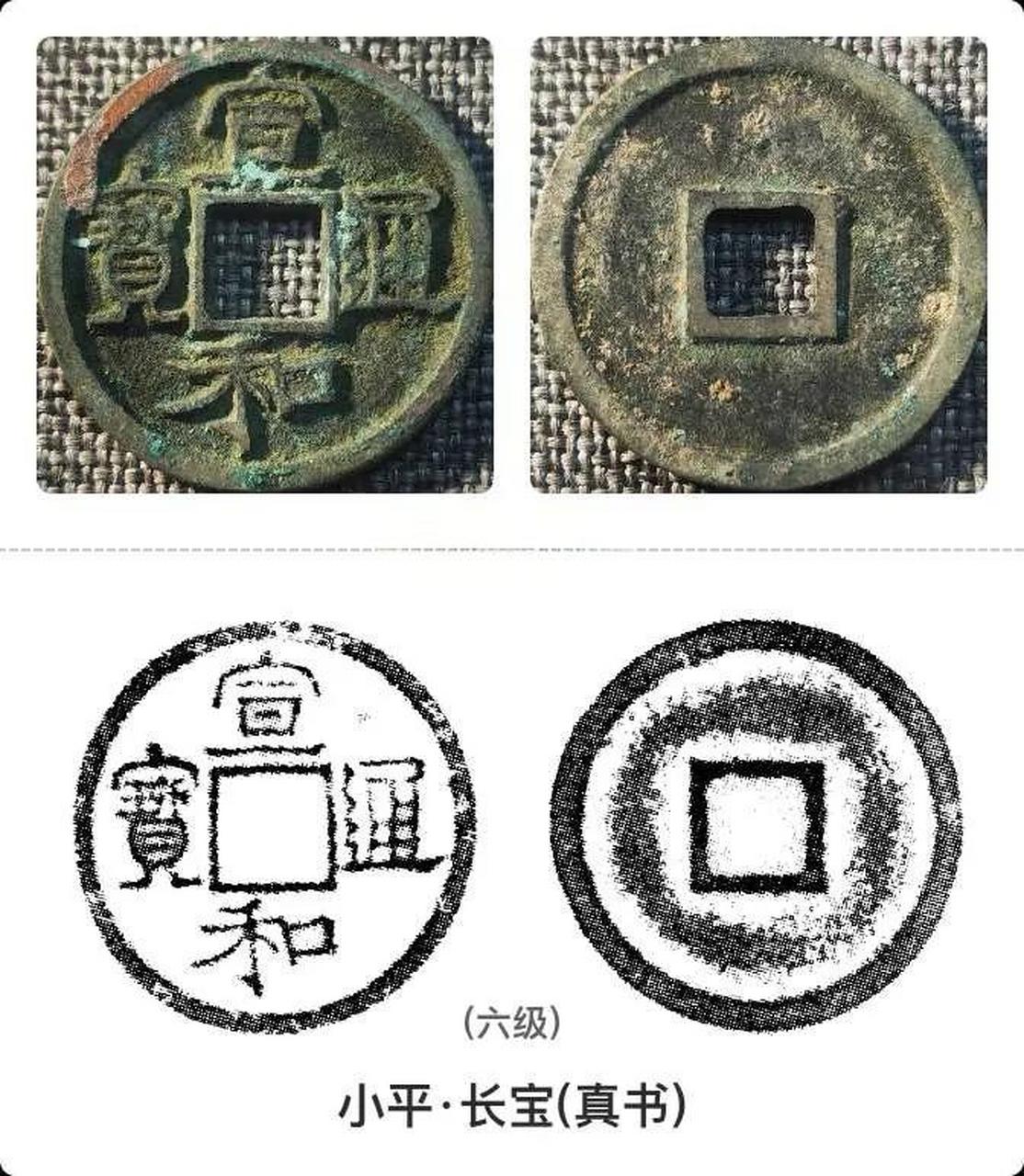 宣和通宝版别对照表图片