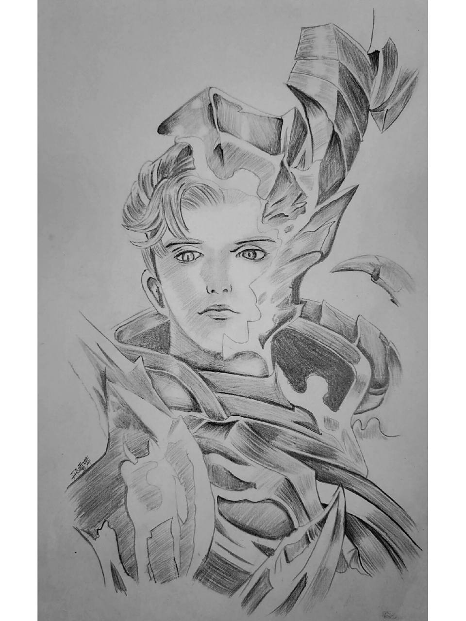 王者荣耀手绘凯 画了个凯爹