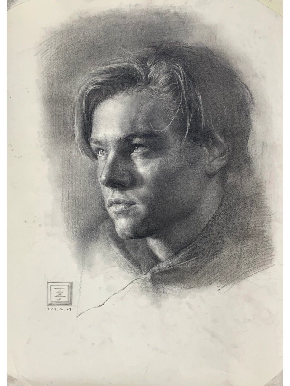 素描小李子,偷个懒就这样吧 以前的终于补完.我的画,我说画完就是画完