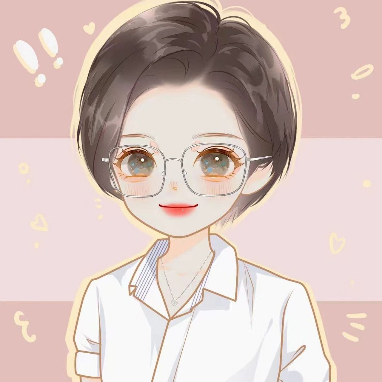 短发小姐姐专属头像