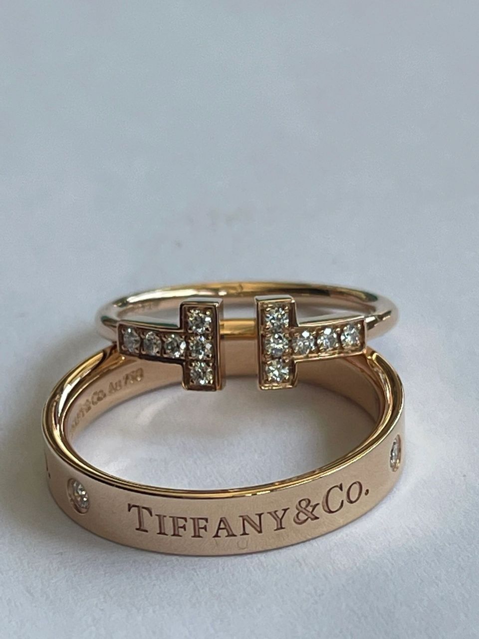 蒂芙尼tiffany戒指 女戒6号 男戒9号 全新 小票齐全 支持验货 购于