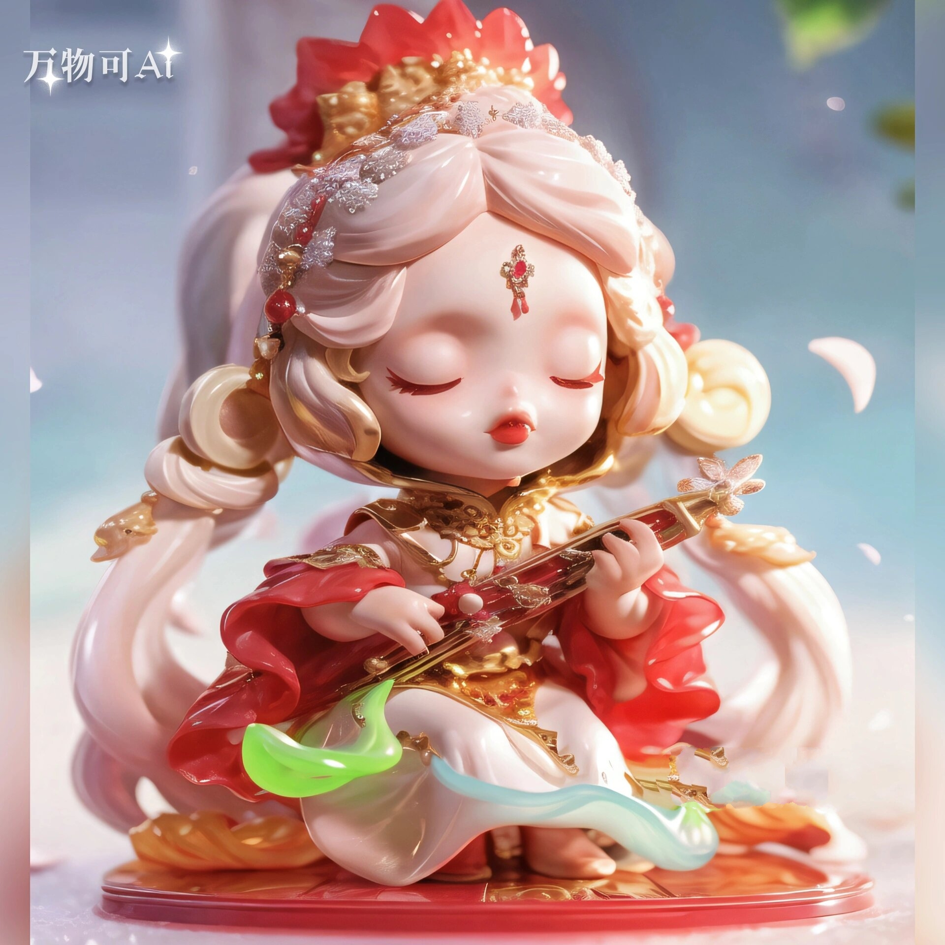 sp舞乐传奇|skullpanda x 敦煌国风盲盒78 非常喜欢国风sp系列,又