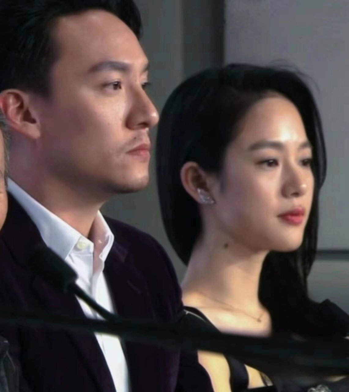 张震和周韵这组真的很像双强夫妇开离婚发布会