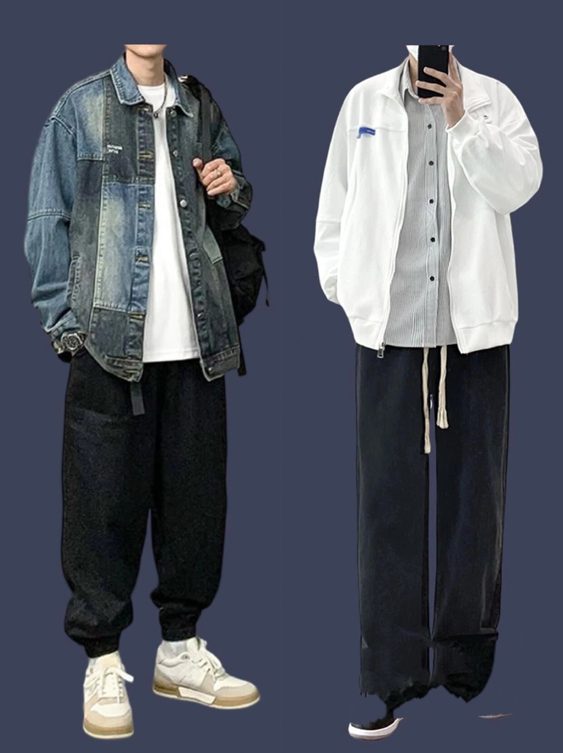 170-185男生秋冬穿搭分享|复古痞帅男装搭配   9406嗨!小伙伴们!