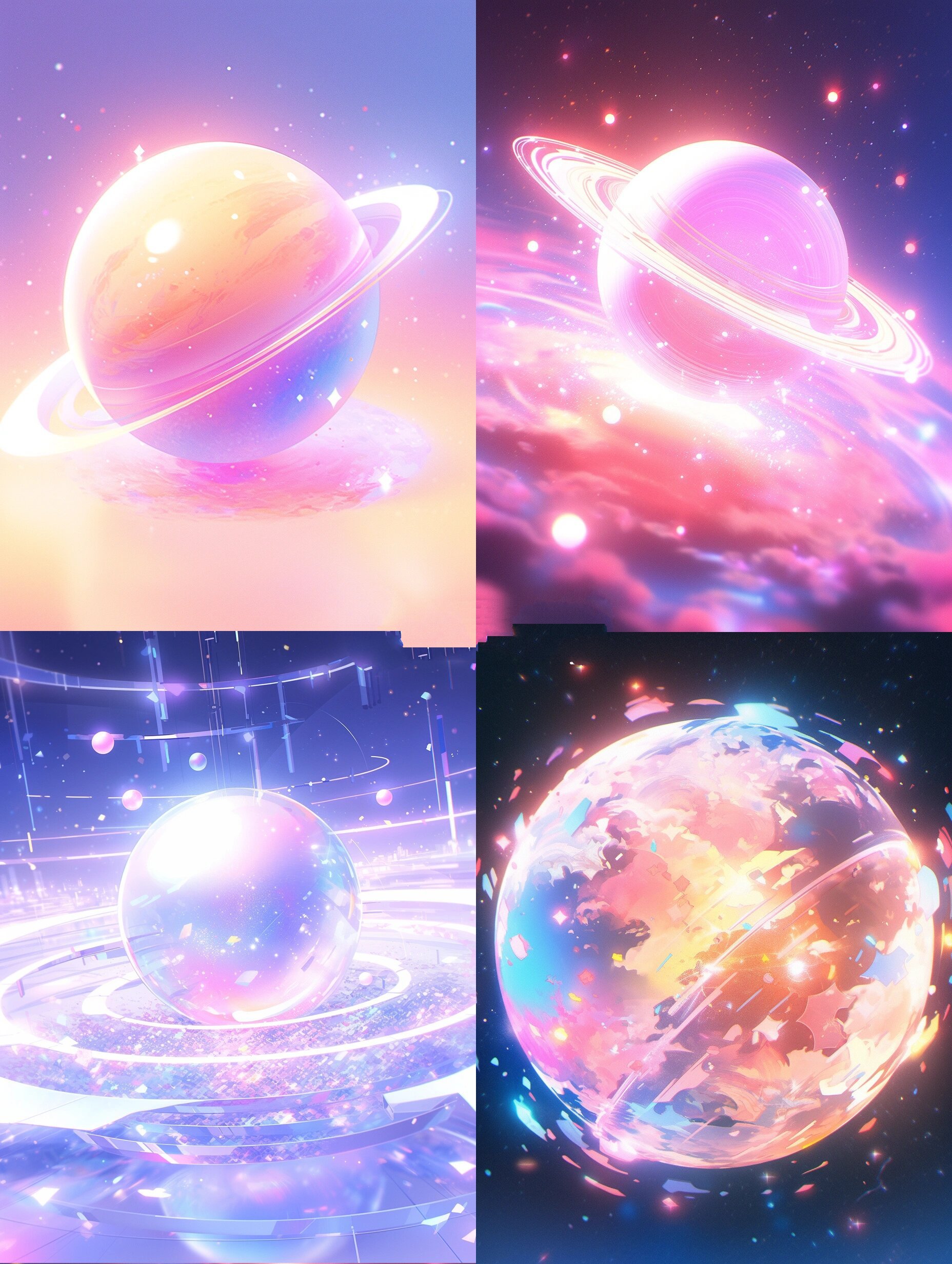 ✨唯美壁纸丨浩瀚的宇宙星球🌕