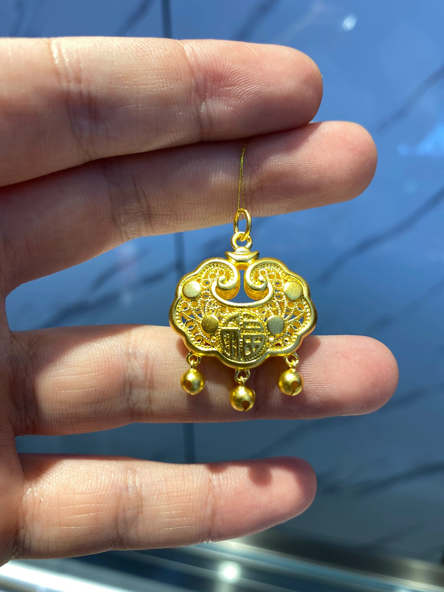小宝宝黄金长命锁吊坠集锦