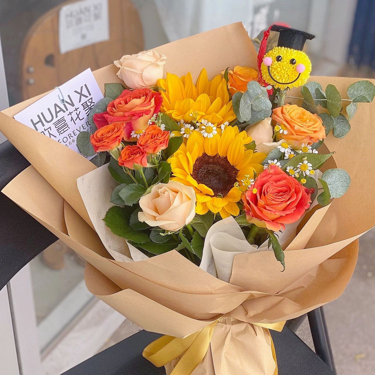 中考/高考/毕业~向日葵花束 向日葵主题的花束,最适合送给学生~ 一举