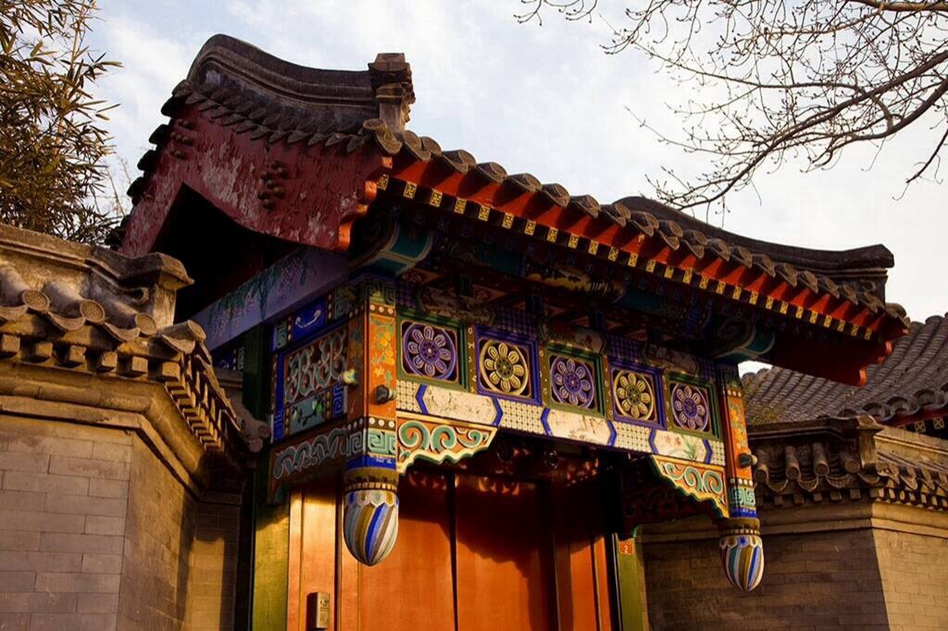 中国民居建筑:北京四合院 95北京四合院是典型的中国传统合院式民居
