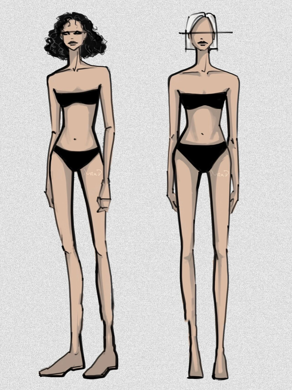 ipad 画画|粉丝说想要临摹的手绘模特 我上一个发的ipad模特视频有