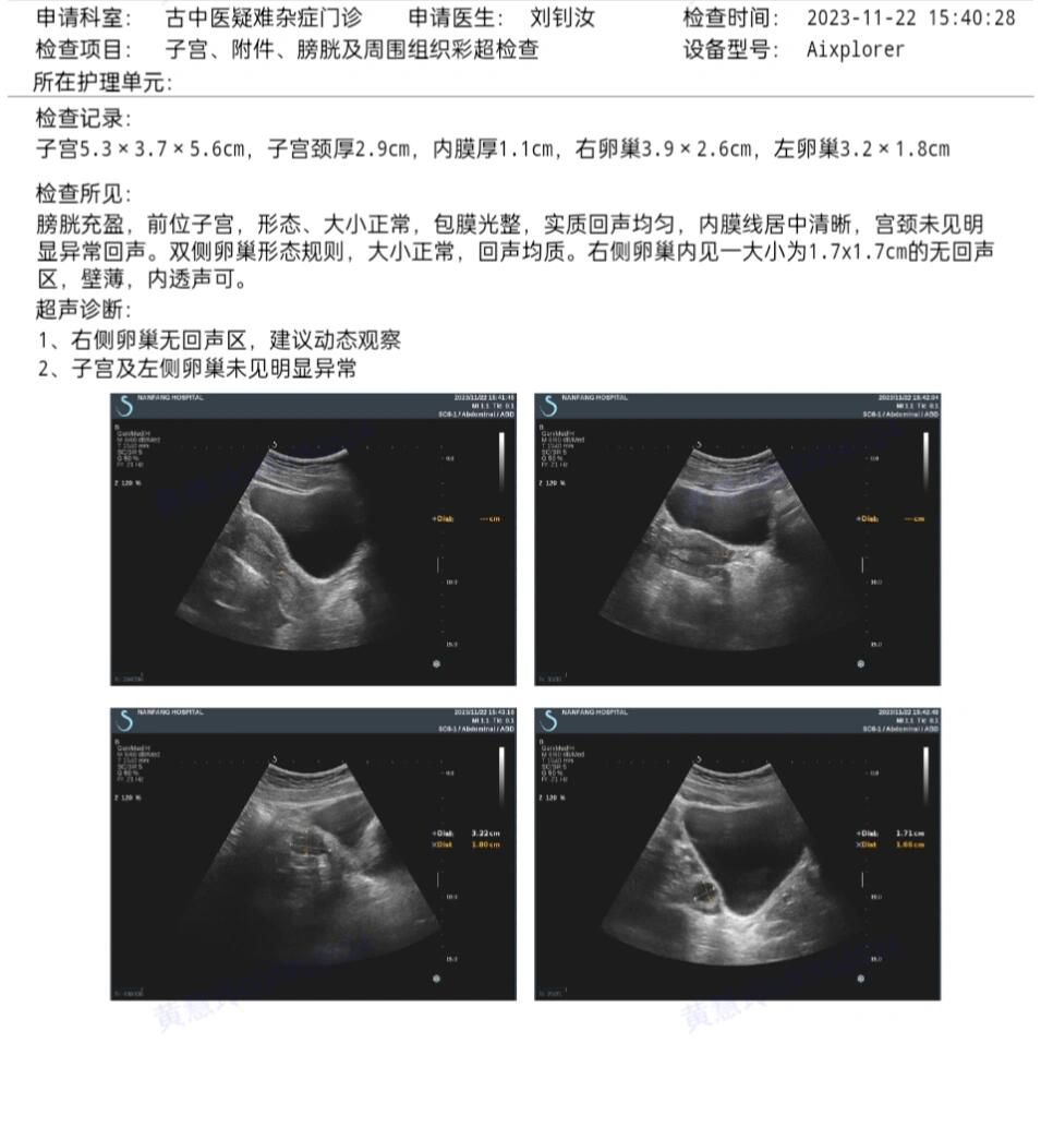 右侧卵巢疼图片