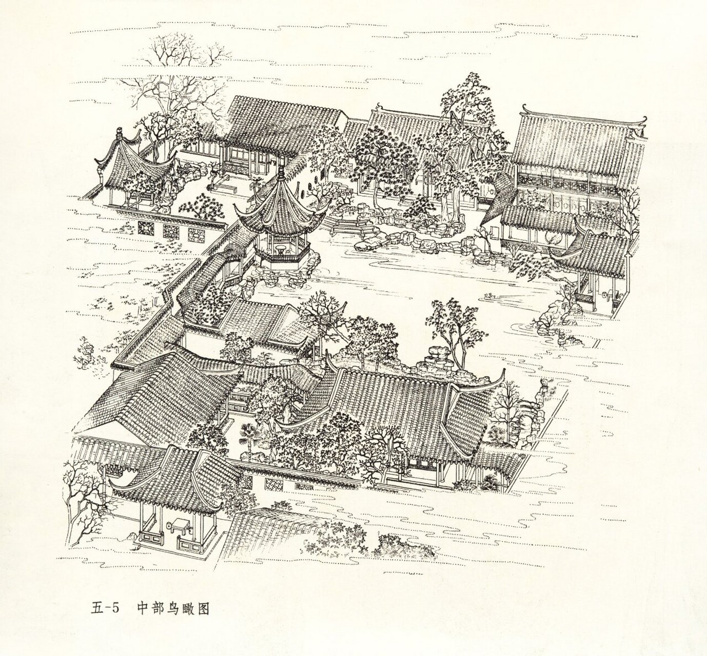 手绘学习| 网师园总平面图