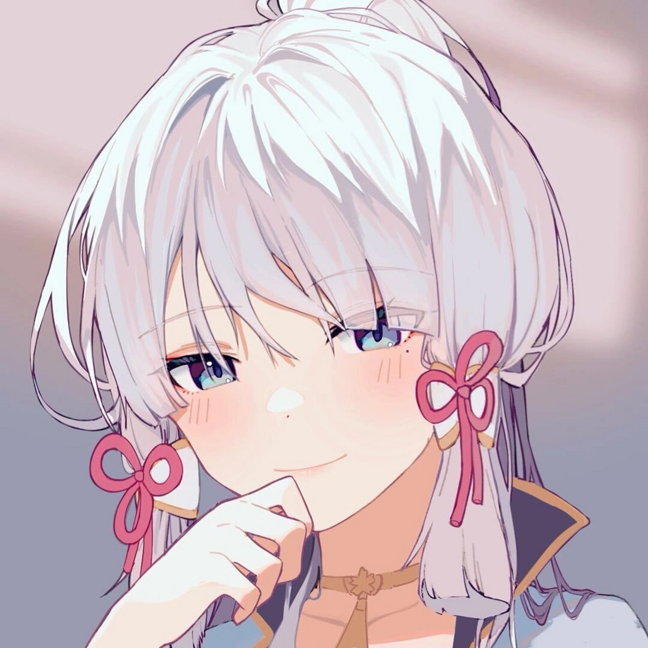 优雅女生动漫头像系列 "很现实的一句话:爱你的人迁就你,不爱你的人