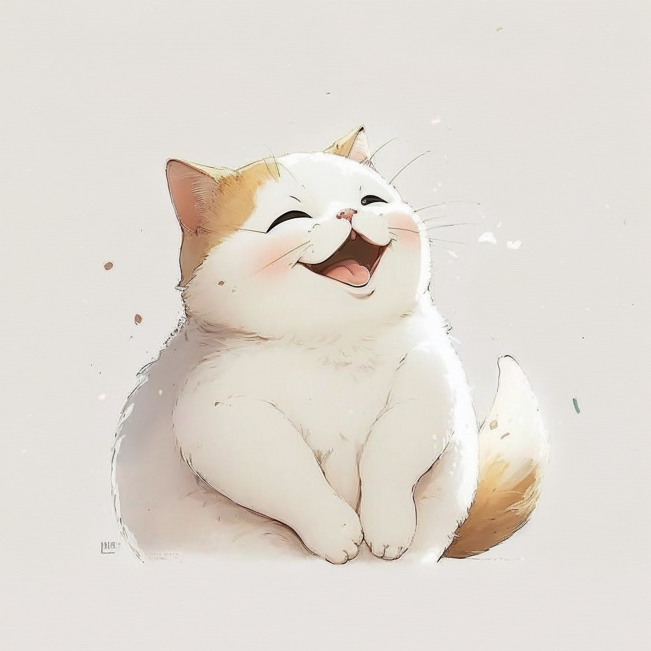 天天都要开心呀,猫咪治愈头像