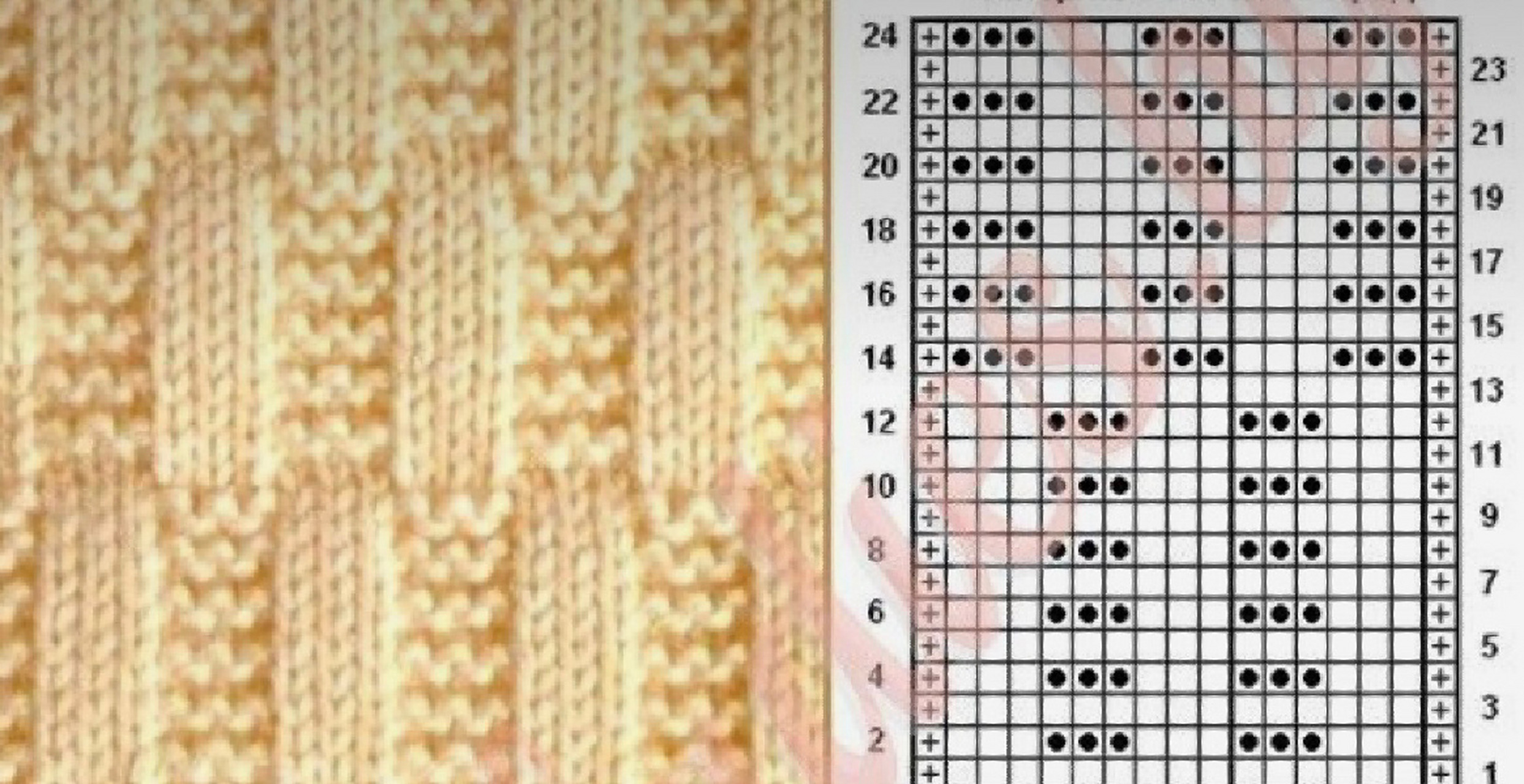 简单的上下针就能织出漂亮的毛衣花型       简单的上下针就能织出