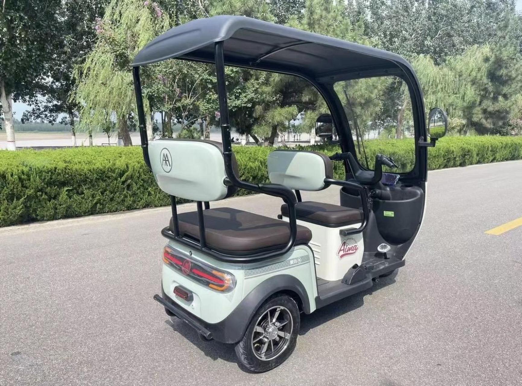 爱玛 全新三轮车 乐维 一体车棚款 休闲三轮车,代步接娃神器!