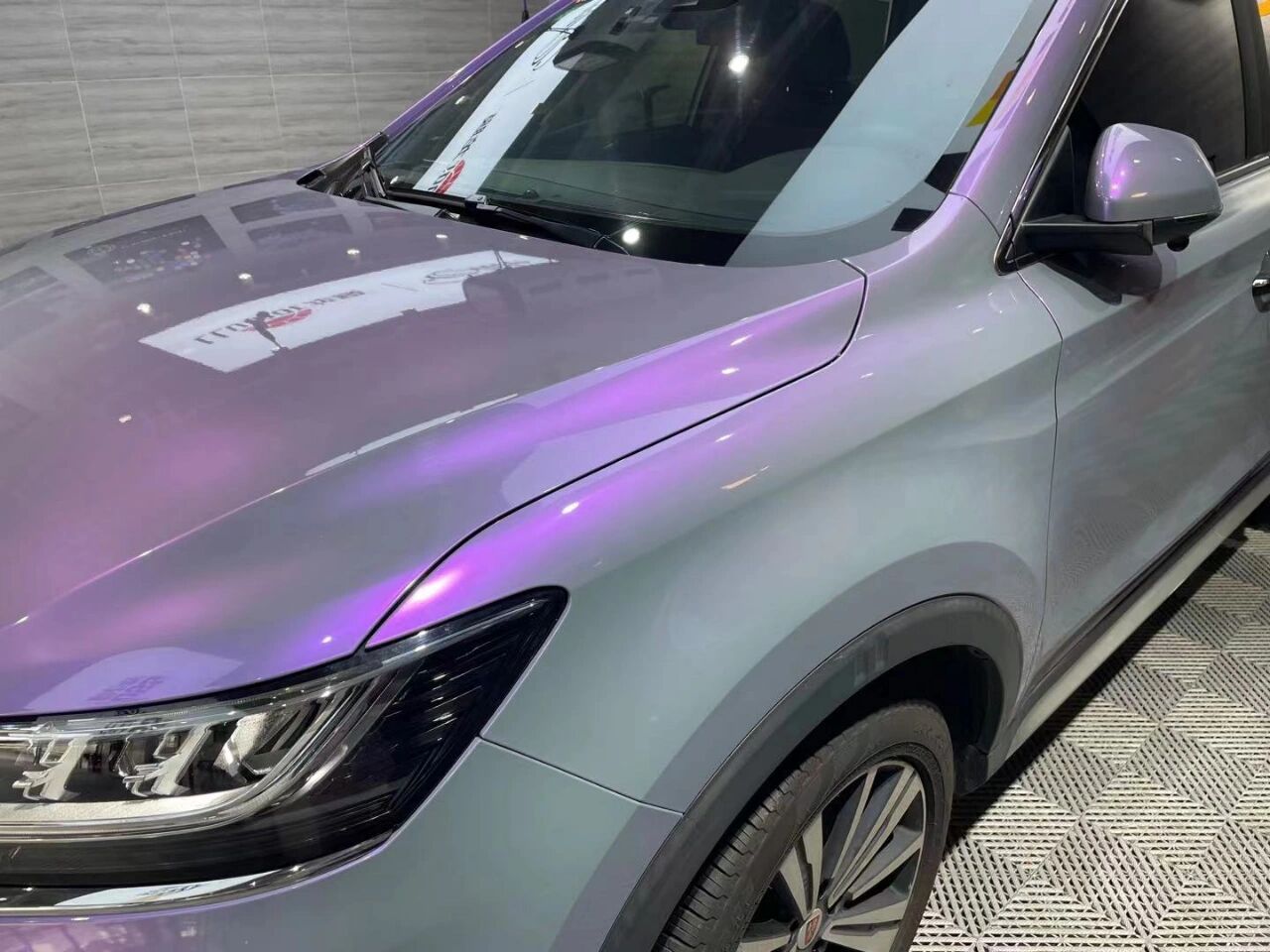 荣威rx5★灰魅紫  比梦还美的颜色94  rx5改色分享  膜老板车品旗舰