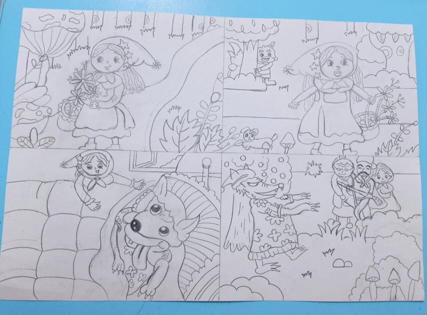 幼儿连环画之《小红帽》 新鲜出炉,欢迎参考