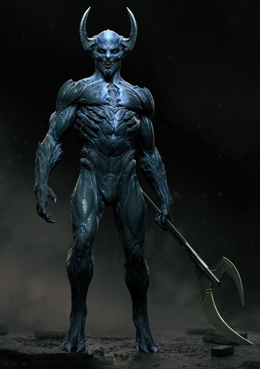 怪兽设定参考#遇见艺术# #绘画参考