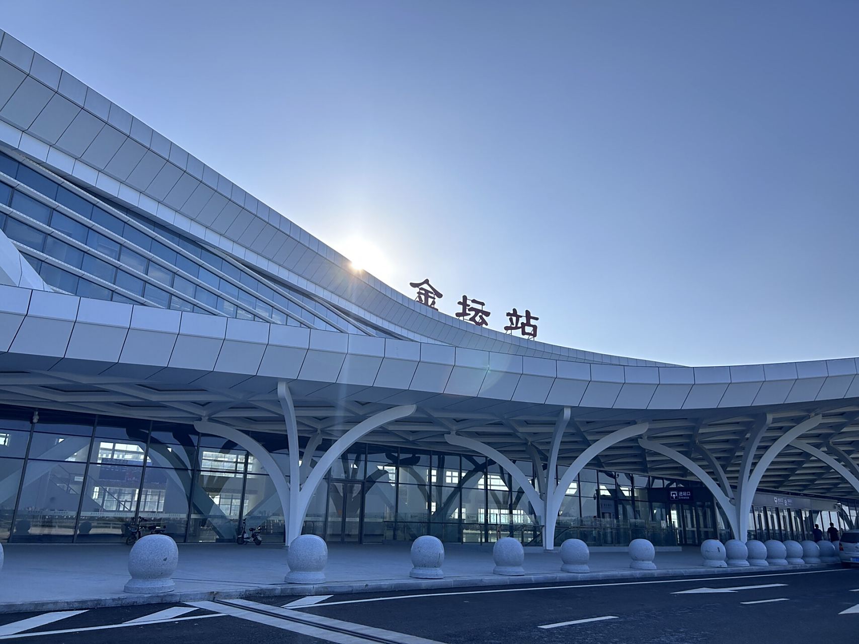 金坛高铁站 金坛高铁站快要通车了08 方便了市民的出行 加快了金坛