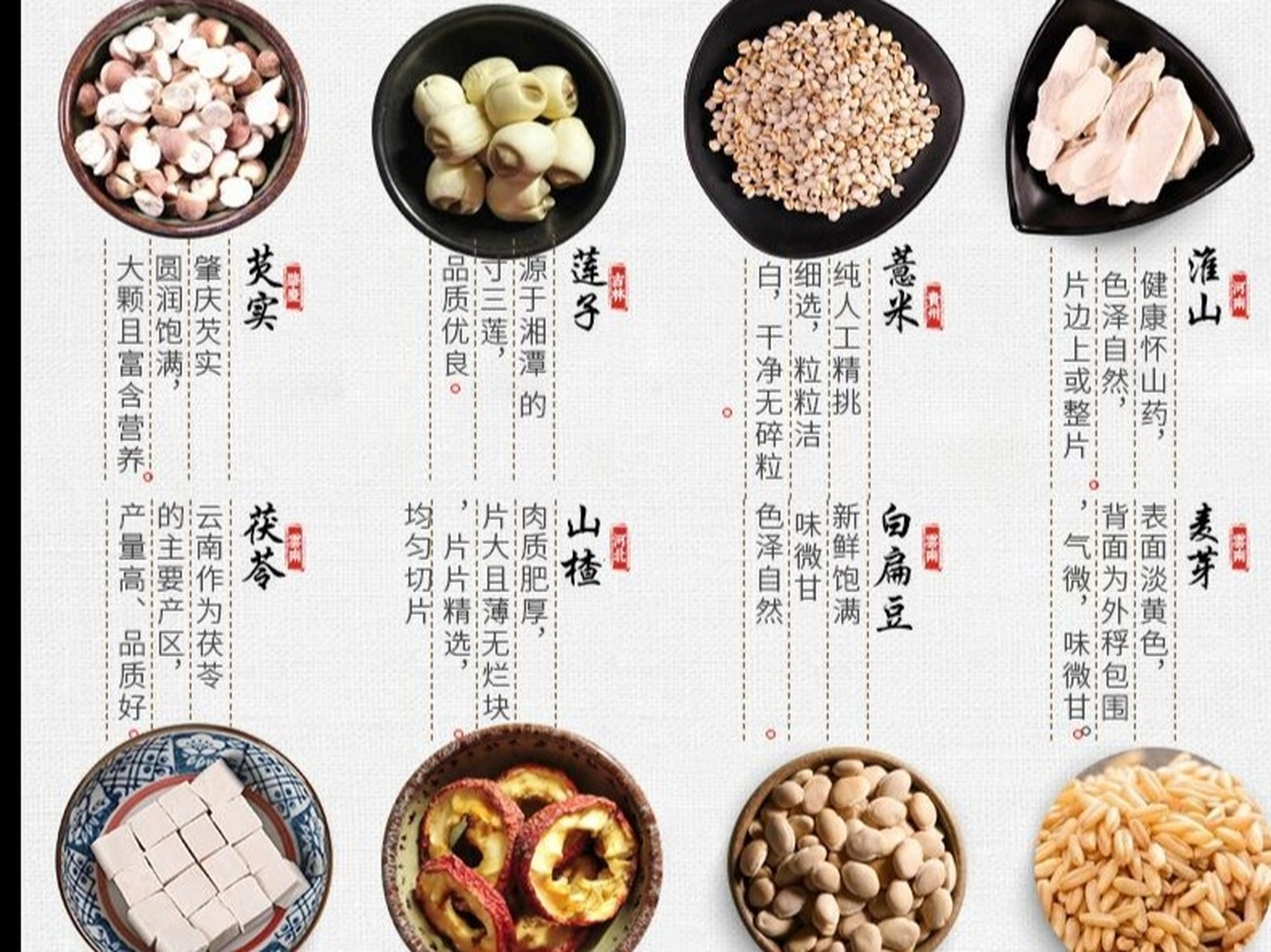 健脾养胃——八珍糕 【功效】脾胃虚弱,饮食减少,身体疲倦,面黄肌瘦