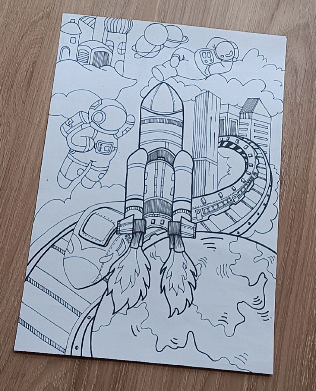 时代感航天科技主题画