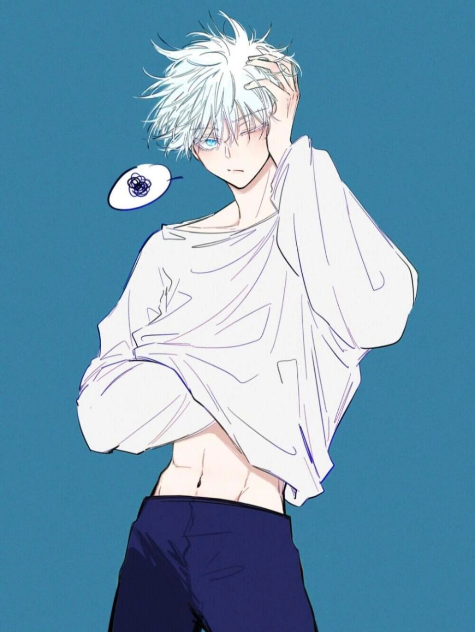 五条悟  | 壁纸 分享一波自己喜欢的五条悟壁纸~ 需要原图的可以后台