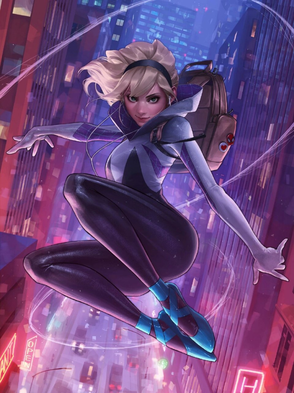 蜘蛛女侠格温,每一张都超爱 jeehyung lee 蜘蛛女侠格温,每张都绝美