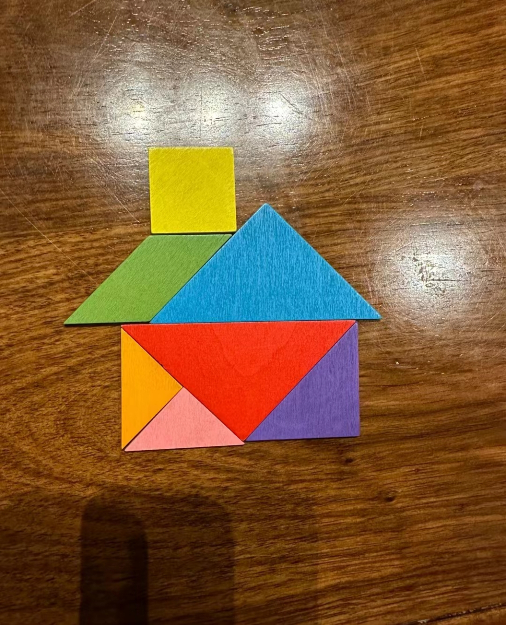 一年级七巧板拼图画作品图片 七巧板是一种既有趣又有益的玩具,可以