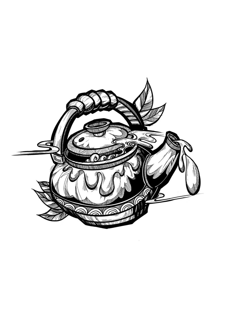 黑白装饰画·古风元素单体积累 今天继续给大家提供单体素材,偏古风