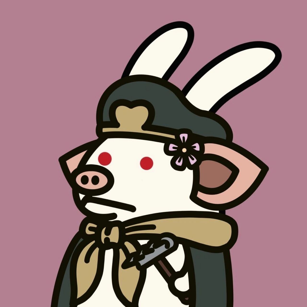 一组非常沙雕非常可爱的西游记头像 师徒四人remix可爱兔子情怀×乐趣