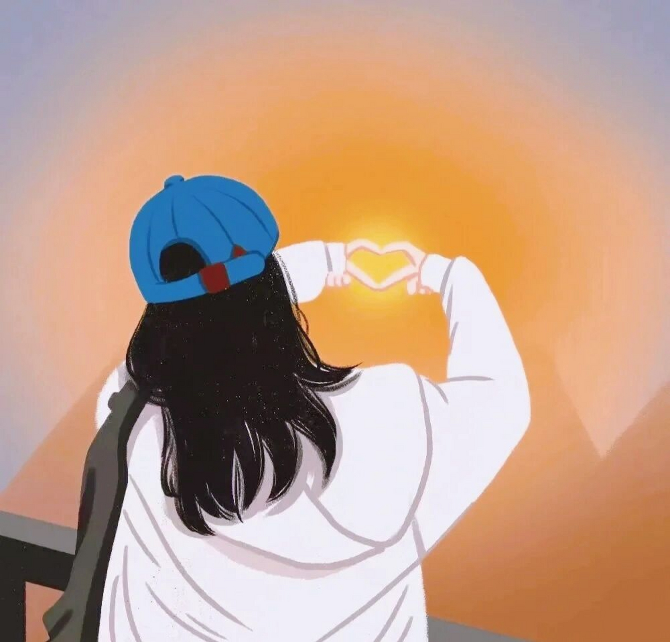 你们喜欢的优质感夕阳背影图,它来了