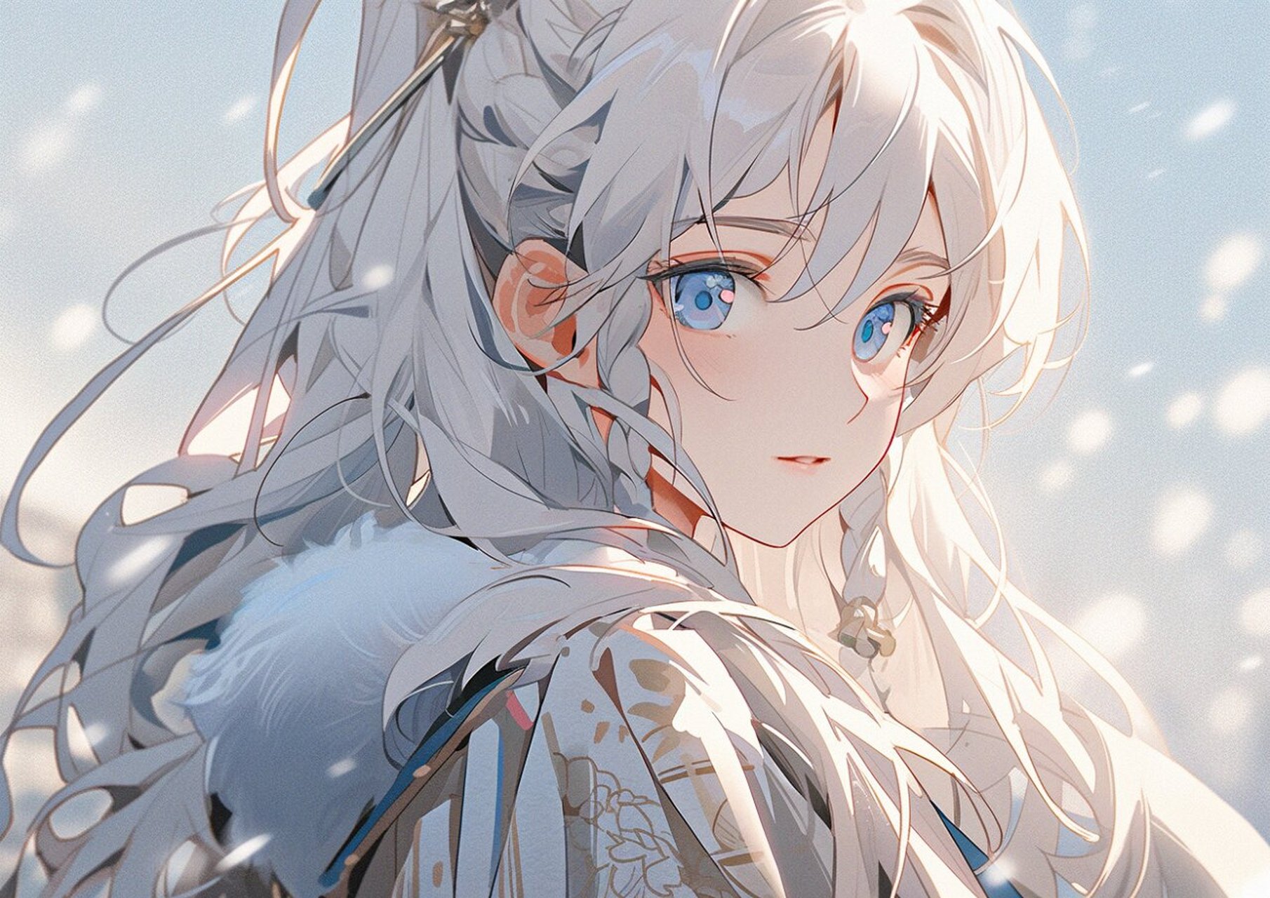 银发少女 | 动漫头像壁纸 #少女头像#0202#动漫头像#0202