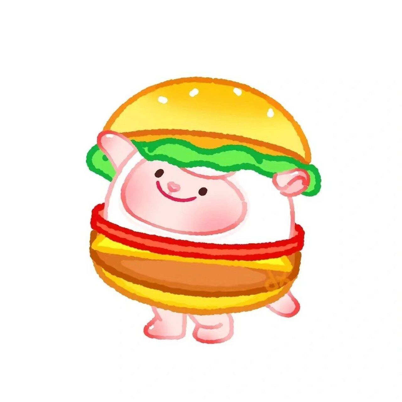 蛋仔麦当劳汉堡头像来啦 蛋仔中可爱的麦当劳汉堡头像来啦@^_beautyの